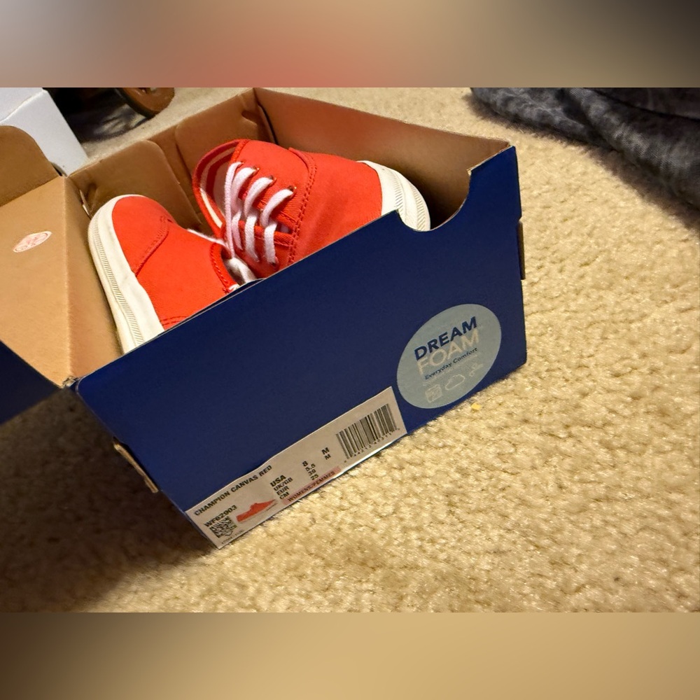 Vibrant Burnt Orange Keds - Picture 3 of 12